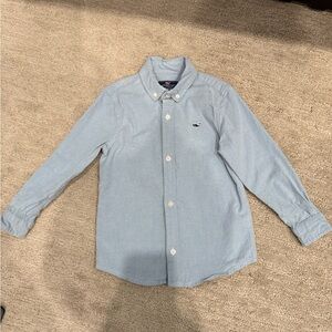 Vineyard Vines Blue Cotton Oxford Button Down